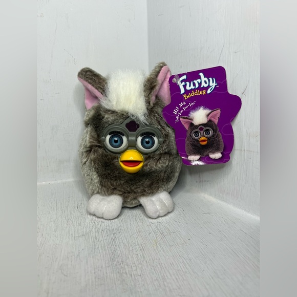 Vintage Tiger Electronics FURBY Chaussons/Slippers (taille 34-35) - 1999